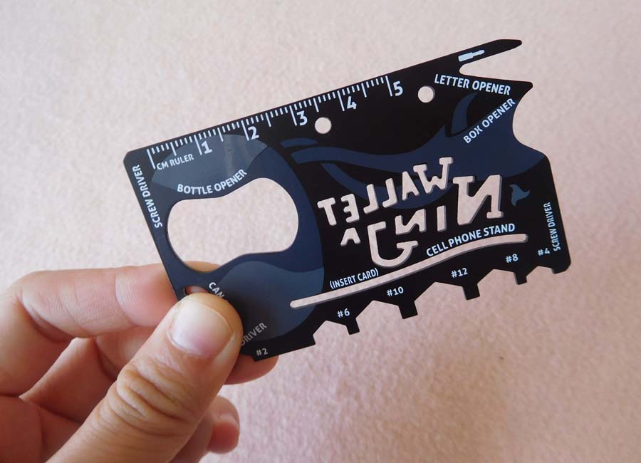 credit card bottle opener