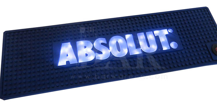 Logo Bright PVC Bar Runner