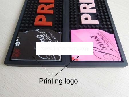 aangepaste logo full colour printen bar runner mat groothandel 