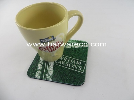 promotionele custom rubber voelde cup coaster voor bulk groothandel 