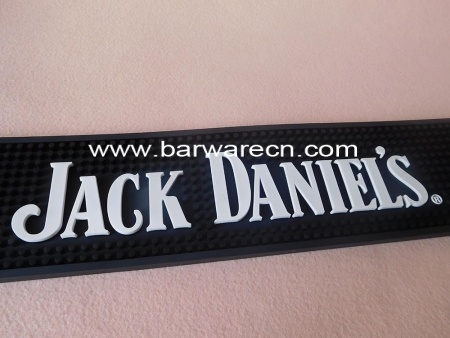 zwarte pvc jack daniels bar service mat 