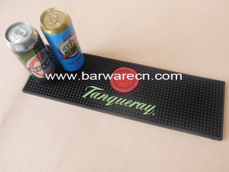 gepersonaliseerde pvc bar drip rail mat met full colour bedrukking logo 