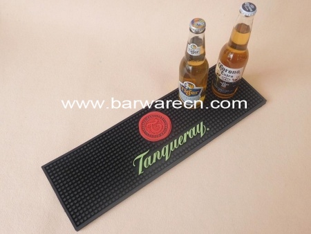 gepersonaliseerde pvc bar drip rail mat met full colour bedrukking logo 