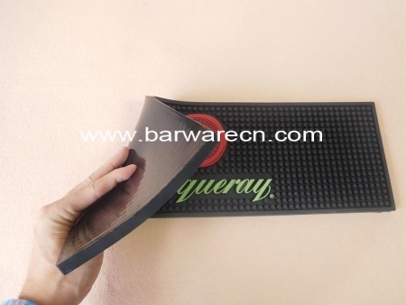 gepersonaliseerde pvc bar drip rail mat met full colour bedrukking logo 