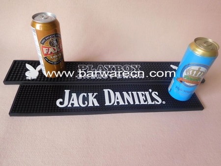 zwarte pvc jack daniels bar service mat 