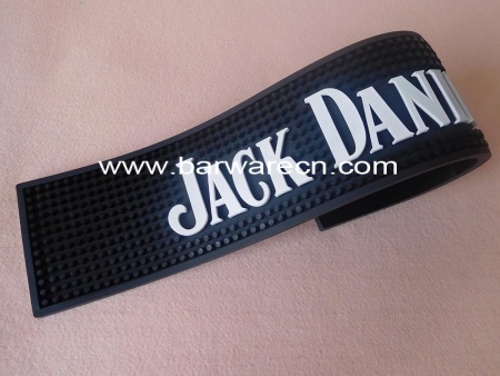 zwarte pvc jack daniels bar service mat 