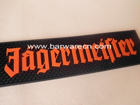 pvc printd bar mat, oem logo afdrukken bar mat, hoge kwaliteit bedrukte bar mat 