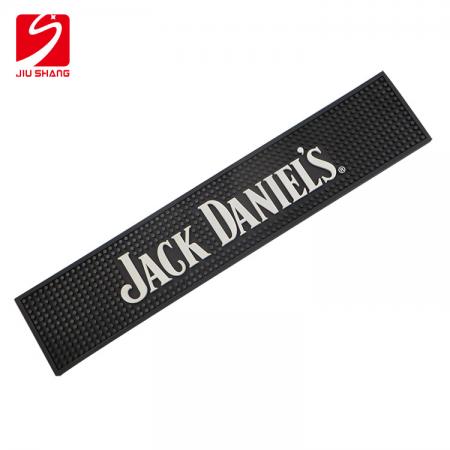 zwarte pvc jack daniels bar service mat 