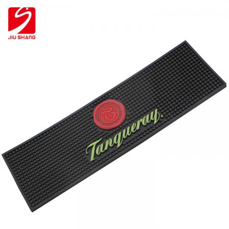 gepersonaliseerde pvc bar drip rail mat met full colour bedrukking logo 