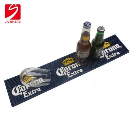 groothandelsprijs antislip pvc-embleemrailmatten met drukembleem 