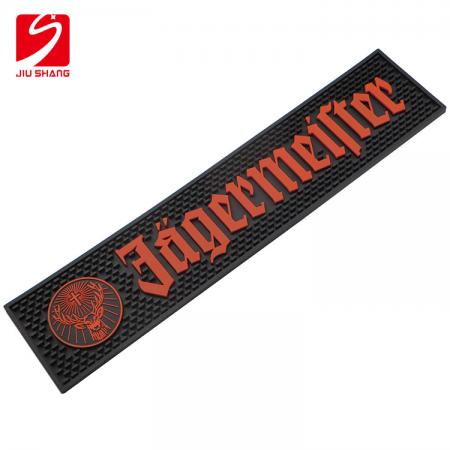 pvc printd bar mat, oem logo afdrukken bar mat, hoge kwaliteit bedrukte bar mat 