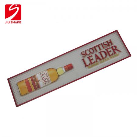 gepersonaliseerd logo bedrukt pvc bier bar runner 