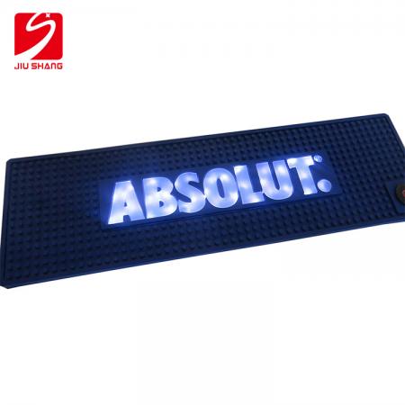 led pvc bar drip mat met op maat gemaakt logo 