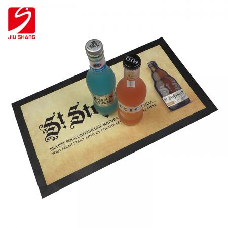 aangepaste bier service rubber drip mat 