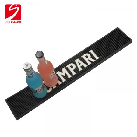 merklogo op maat formaat zachte pvc bar mat 