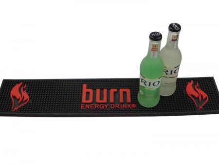 wetstop bar runner met zwarte rubberen rug 