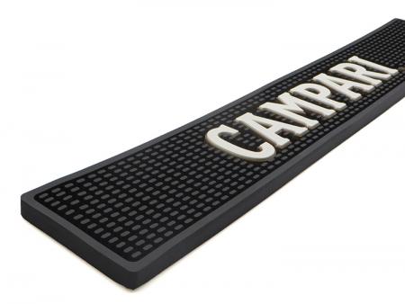 merklogo op maat formaat zachte pvc bar mat 