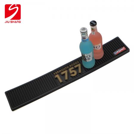 Sedex fabriek oem branded pvc bar mat 