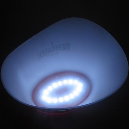 led bierkoeler emmer met uitgehold logo 