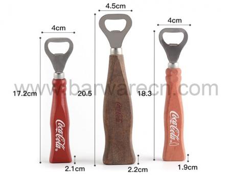 coca-cola beste hout voor flesopeners handheld barman bier 