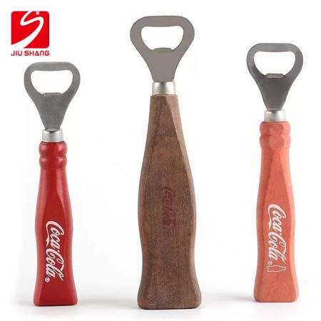 coca-cola beste hout voor flesopeners handheld barman bier 