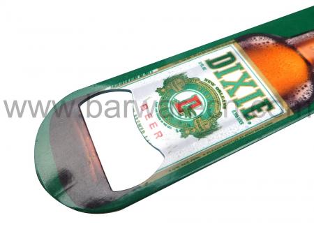 dixie bier vorm bar blad flesopener kunst ontwerp print bar bier alcohol 