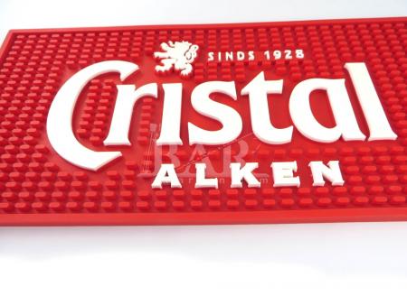 cristal zachte pvc bar mat aangepaste bar drinken mat 