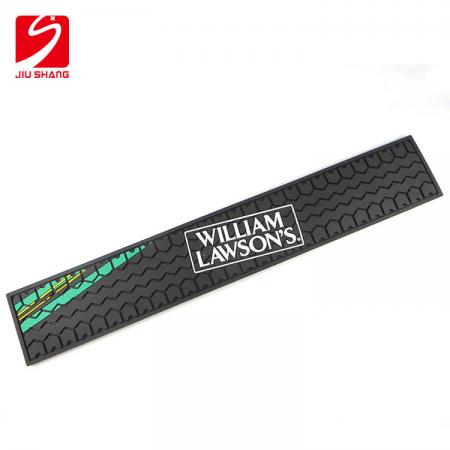 william lawson's rechthoekige rail drip mat bar mat 