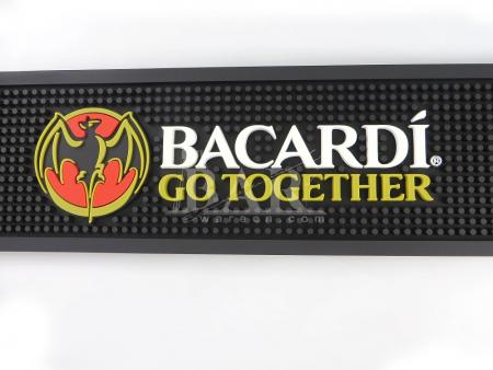 bacardi bier druppelstang mat waterproof pvc onderhoudsmat 