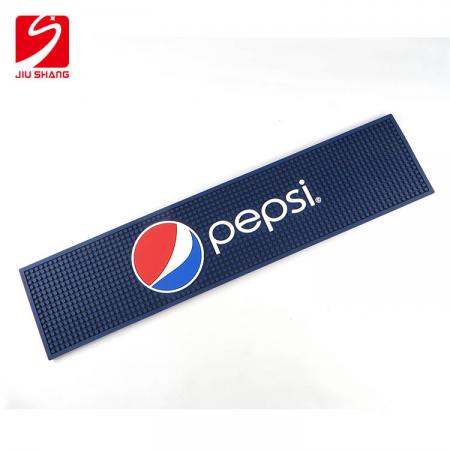 pepsi cocktail barman bar mat blauw en zwart 