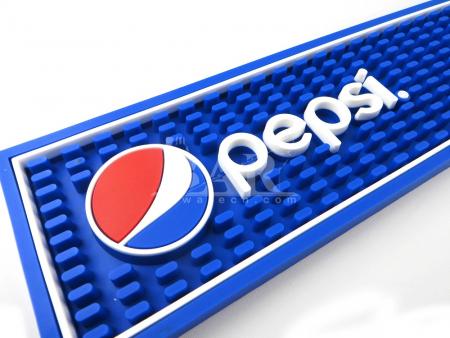 pepsi blue pvc lekbak bar mat fabrikant 