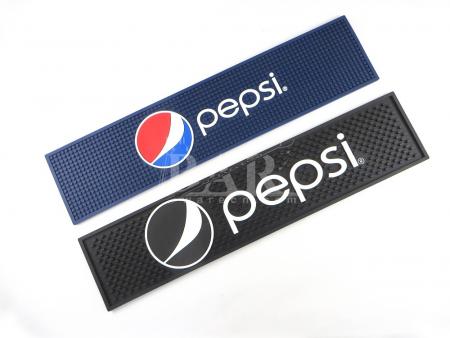 pepsi cocktail barman bar mat blauw en zwart 