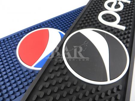 pepsi cocktail barman bar mat blauw en zwart 