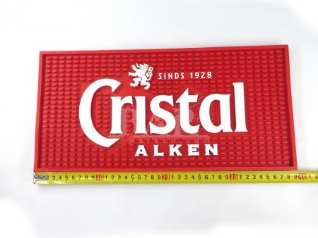 cristal zachte pvc bar mat aangepaste bar drinken mat 