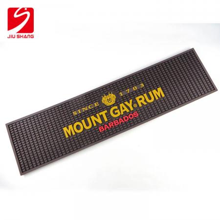 mount gay rum merk promotionele bar mat fabrikant 