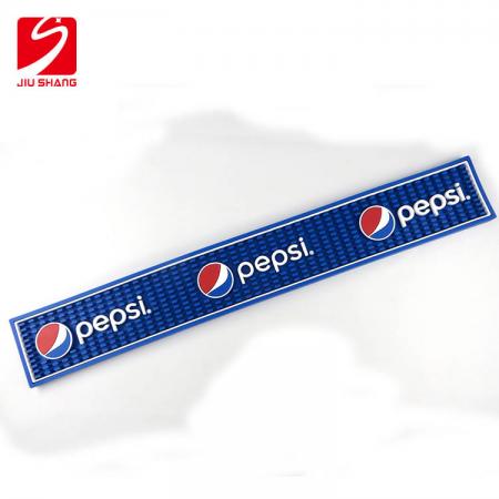 pepsi blue pvc lekbak bar mat fabrikant 