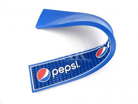 pepsi blue pvc lekbak bar mat fabrikant 