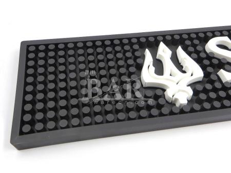 sheelback zwarte heavy duty pvc rubberen bar mat 