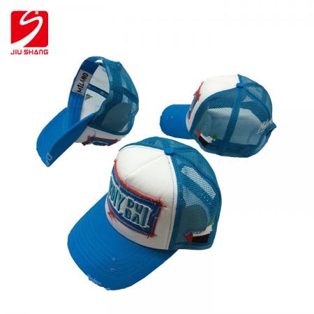 populaire nylon muts baseballcap met 7-gaats plastic gespsluiting groothandel 