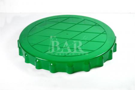 logo afdrukken rond plastic dienblad voor bier 