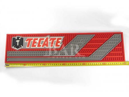 tecate bier label bar runner kwaliteit pvc bar mat 