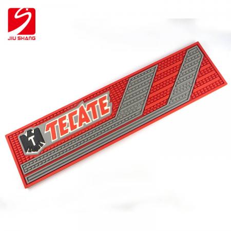 tecate bier label bar runner kwaliteit pvc bar mat 