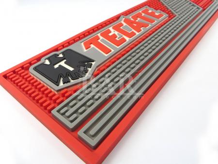 tecate bier label bar runner kwaliteit pvc bar mat 