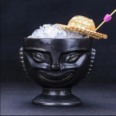 diskon retro cocktail bar hawaï tiki totem mok gelas - 