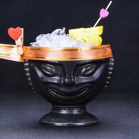 diskon retro cocktail bar hawaï tiki totem mok gelas - 