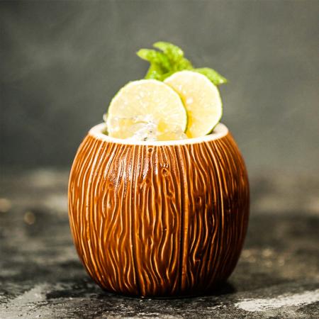 Hawaiiaanse stijl kokosnoot cup cocktailglas tiki cup 