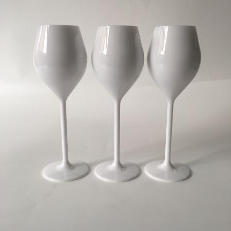 acryl materiaal aanpasbaar kleur logo beker champagne glas 