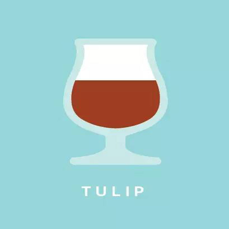 het zevende bierglas: open tulpenbeker